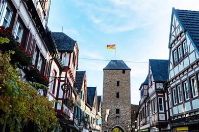 Ahrweiler, wandelen langs stadstorens en vakwerkhuizen