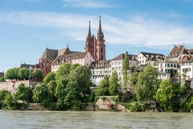 Stadswandeling Bazel: het drielandenpunt aan de Rijn