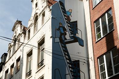 Stripwandeling Brussel: langs stripmuren en striphelden
