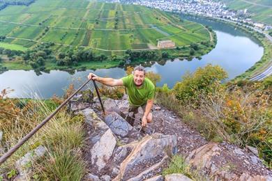 Calmont Klettersteig Hike: wandel tussen de steilste wijnranken