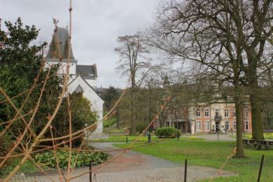 Fietsen door Beersel, langs het Provinciedomein van Huizingen