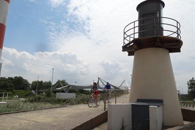 Fietsroute kust: Knokke-Heist en Damme via fietsknooppunten