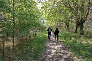 Wandeling in Hardelot: Sentier du Château + kaart