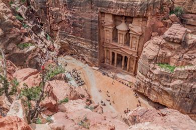 Main-trail en Ad Deir-trail: wandeltocht door de historische site Petra