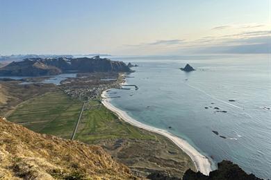 Røyken wandeling op de Vesterålen