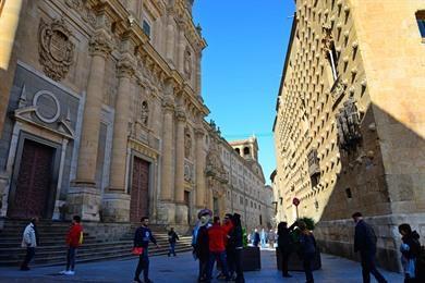 Salamanca wandeling in het historische centrum van de universiteitsstad