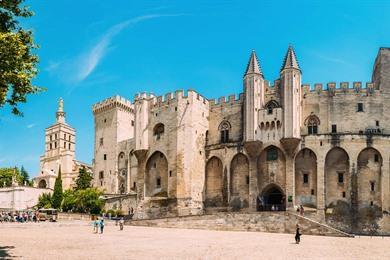 Wandeling Avignon, vanaf het Palais des Papes + kaart