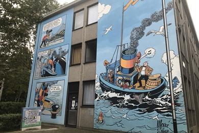 Wandeling langs de mooiste stripmuren van Antwerpen