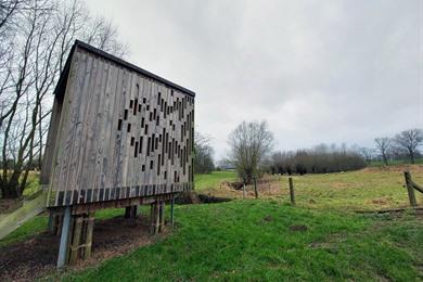 Wandeling langs de landschapskubussen met prachtige vergezichten in Herne