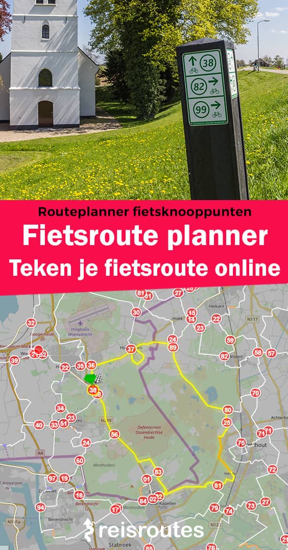Pinterest Routeplanner fietsknooppunten: Je fietsroutes tekenen online